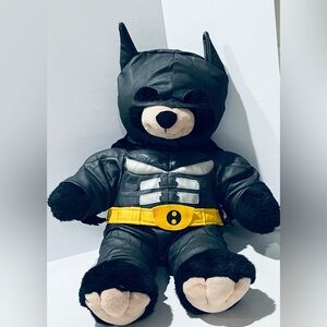 Build-A-Bear Black and Yellow Costume “ The Dark Night” Series. Bear NOT ON SALE